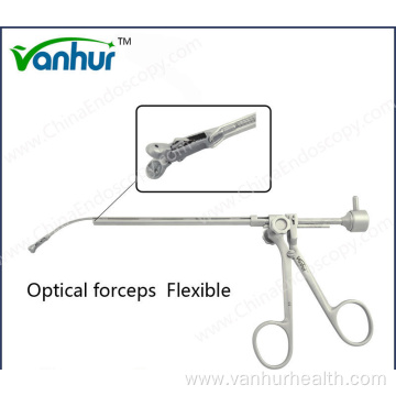 E. N. T Surgical Instruments Flexible Optical Forceps
